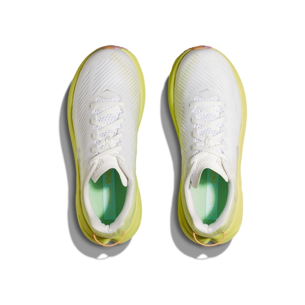 Hoka Rincon 3 - White/Citrus Glow