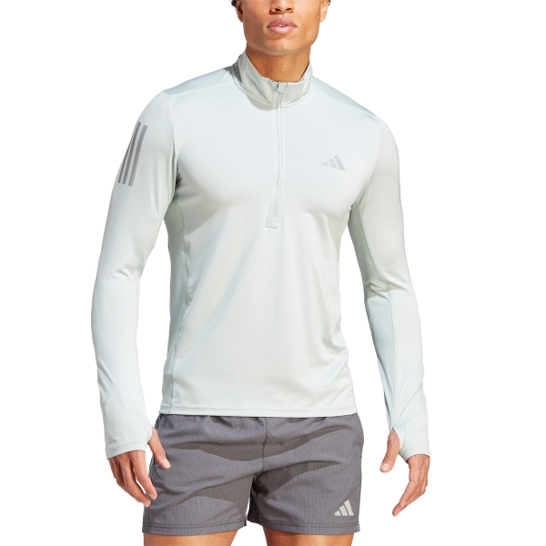 Men's Running Shirt adidas Own The Run AEROREADY Shirt  Wonder Silver IK9566
