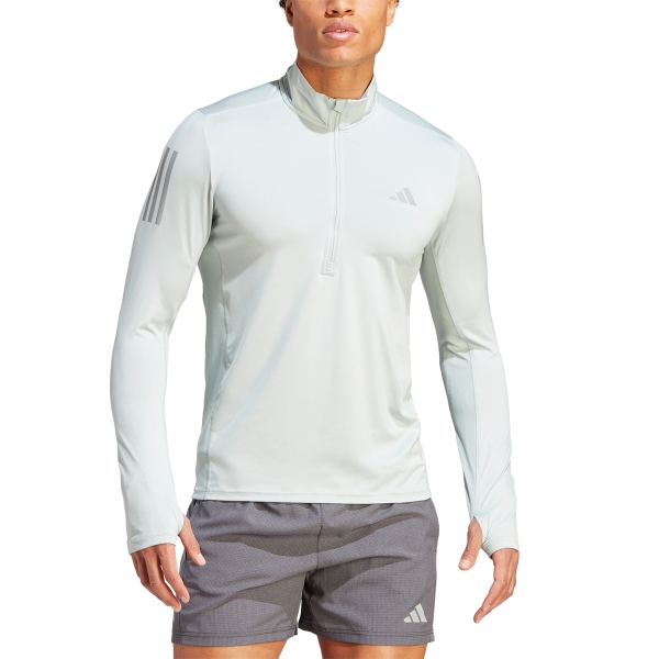 Maglia Running Uomo adidas Own The Run AEROREADY Maglia  Wonder Silver IK9566