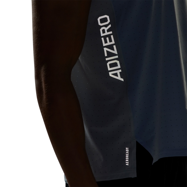 adidas Adizero Performance Top - Wonder Blue/Wonder Silver