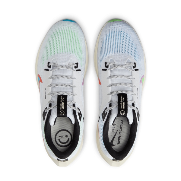 Nike Air Zoom Pegasus 40 SE - White/Multi Color/Pale Ivory