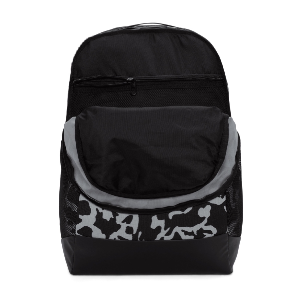 Nike Brasilia Backpack - Black/Light Smoke Grey/White