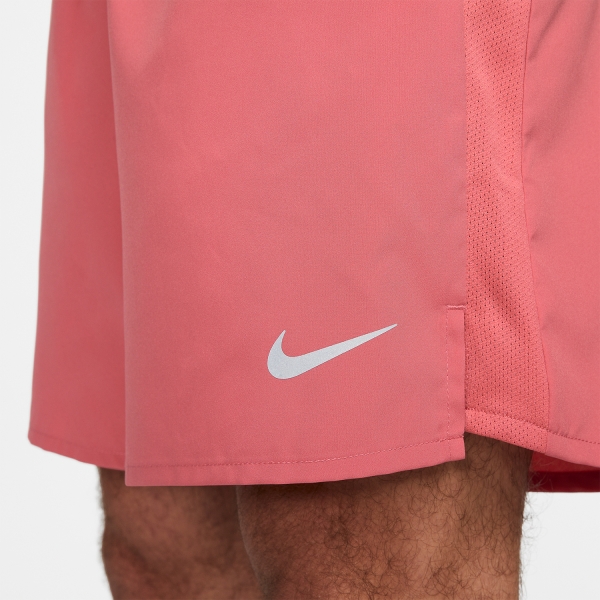 Nike Challenger Logo 7in Shorts - Adobe/Black/Reflective Silver