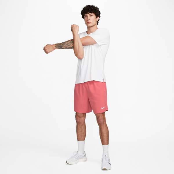 Nike Challenger Logo 7in Shorts - Adobe/Black/Reflective Silver