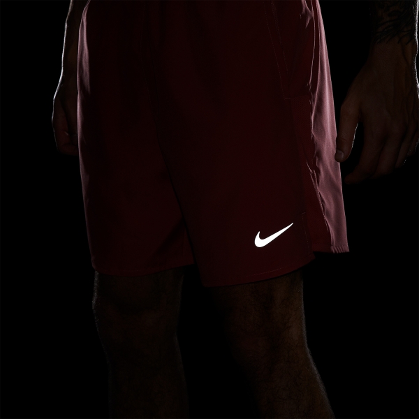 Nike Challenger Logo 7in Shorts - Adobe/Black/Reflective Silver
