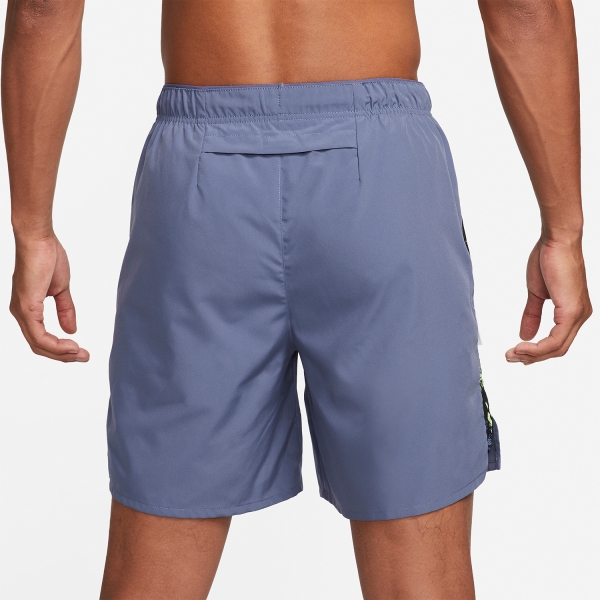 Nike Dri-FIT Challenger Studio 72 7in Shorts - Diffused Blue/Black