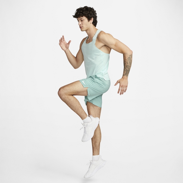 Nike Dri-FIT ADV AeroSwift Tank - Jade Ice/White