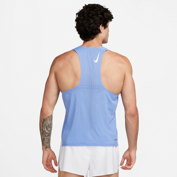Nike Dri-FIT ADV AeroSwift Tank - Polar/White