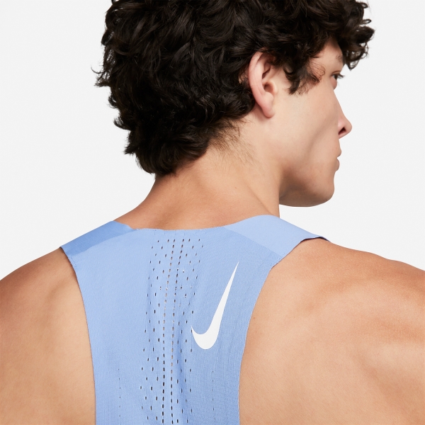 Nike Dri-FIT ADV AeroSwift Tank - Polar/White