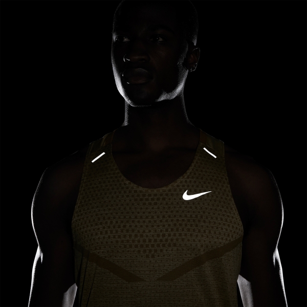 Nike Dri-FIT ADV Techknit Ultra Tank - Bronzine/Buff Gold/Reflective Silver