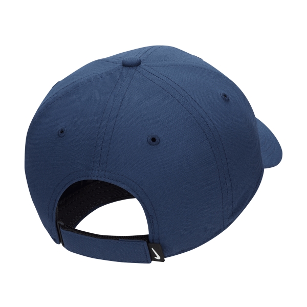 Nike Dri-FIT Club Logo Cappello - Midnight Navy/White