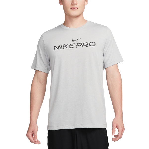 Maglietta Training Uomo Nike Nike Pro Fitness Maglietta  Light Smoke Grey  Light Smoke Grey 
