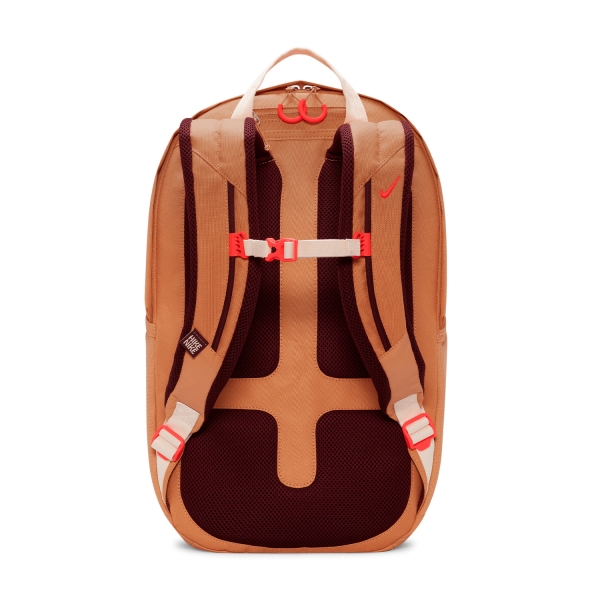 Nike Dri-FIT Hike Backpack - Amber Brown/Night Maroon/Bright Crimson