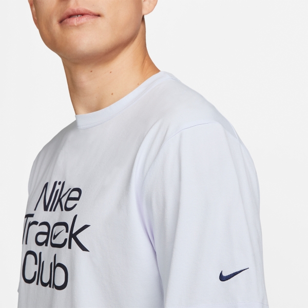 Nike Dri-FIT Hyverse Track Club Camiseta - Footbal Grey/Midnight Navy