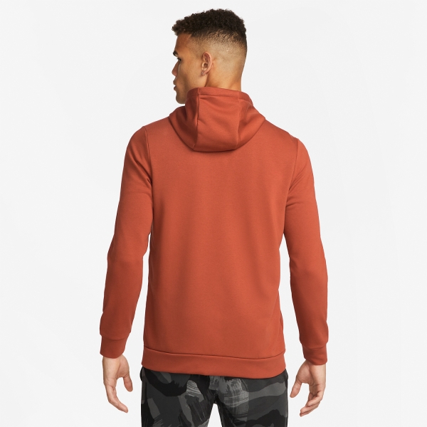 Nike Dri-FIT Logo Sudadera - Rugged Orange/Black