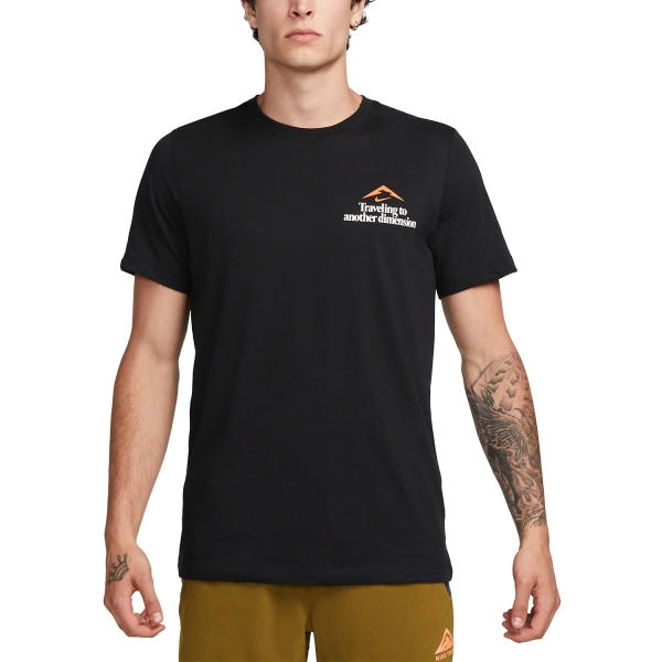 Men's Running T-Shirt Nike DriFIT Off Road TShirt  Black FJ2354010