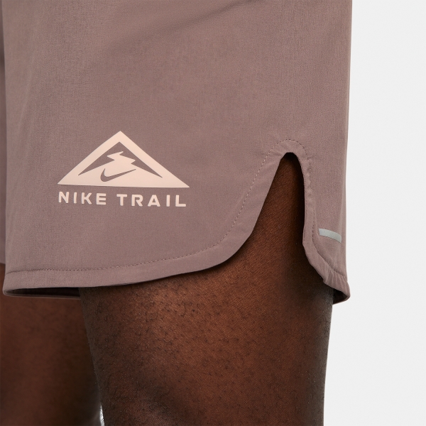 Nike Dri-FIT Second Sunrise 7in Pantaloncini - Plum Eclipse/Anthracite/Guava Ice