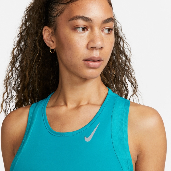 Nike Dri-FIT Race Tank - Rapid Teal/Reflective Silver