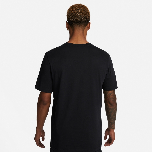 Nike Dri-FIT Run Division Logo T-Shirt - Black