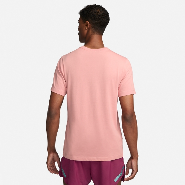 Nike Dri-FIT Run Division Logo T-Shirt - Red Stardust