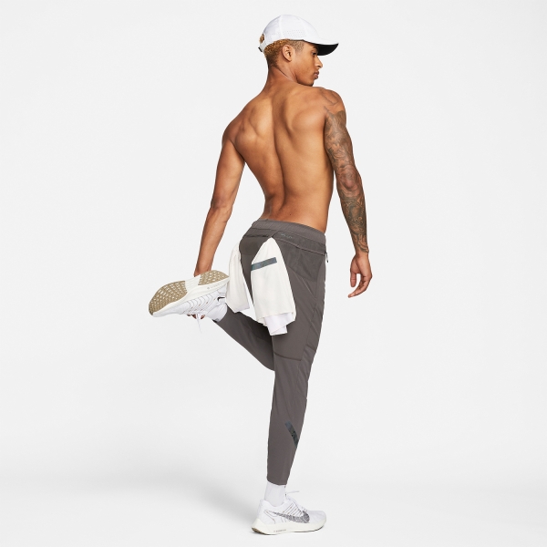 Nike Dri-FIT Run Division Phenom Tights - Medium Ash/Reflective Black