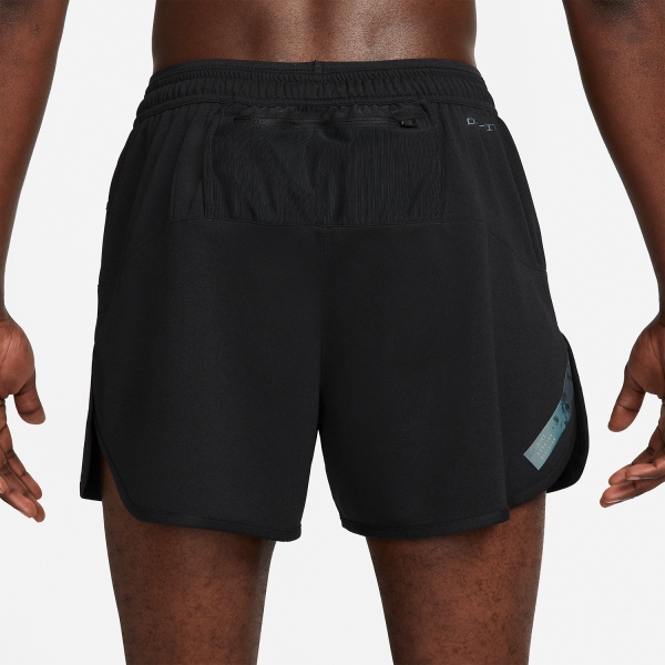 Nike Dri-FIT Run Division Stride 4in Shorts - Black/Reflective Silver