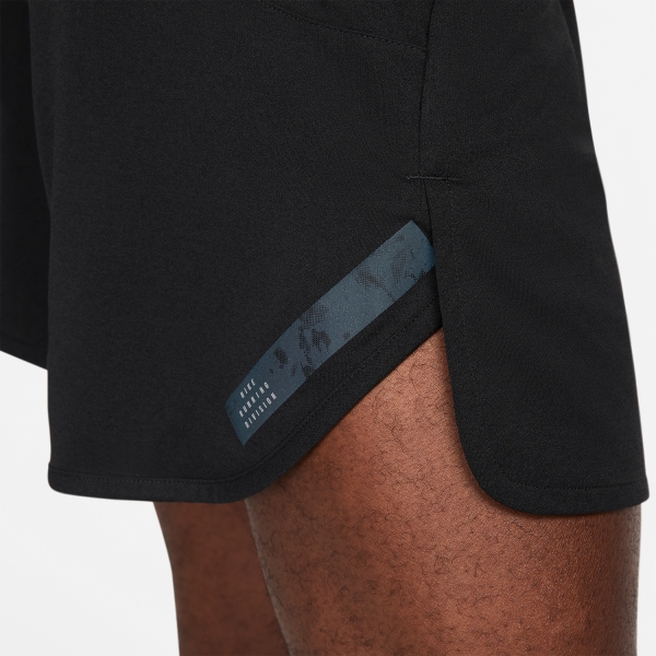 Nike Dri-FIT Run Division Stride 4in Shorts - Black/Reflective Silver