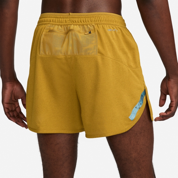 Nike Dri-FIT Run Division Stride 4in Shorts - Bronzine/Reflective Silver