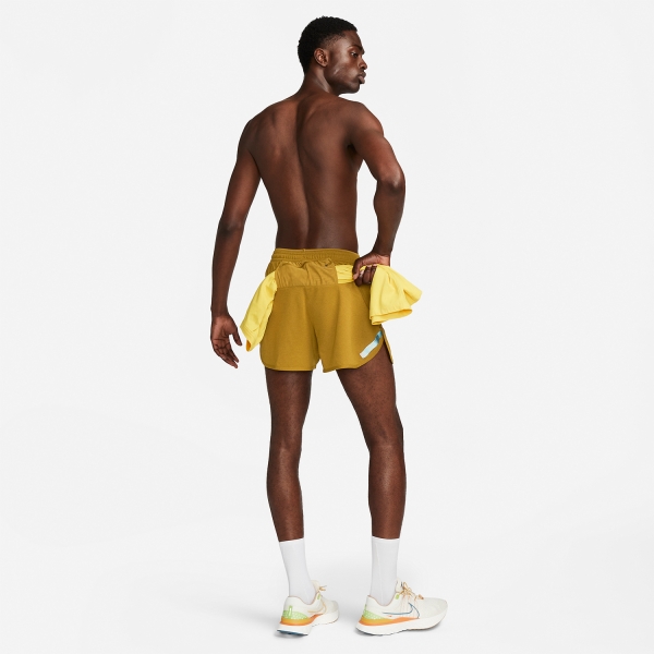Nike Dri-FIT Run Division Stride 4in Shorts - Bronzine/Reflective Silver