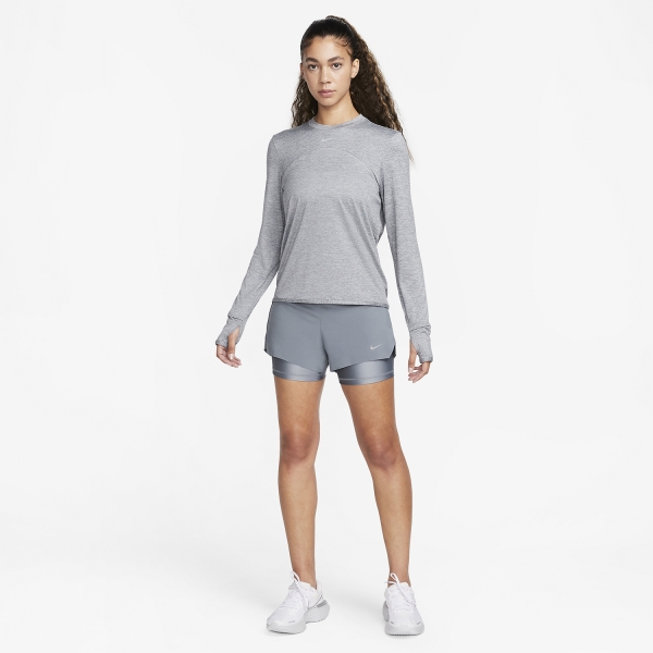 Nike Dri-FIT Swift Element UV Maglia - Smoke Grey/Reflective Silver