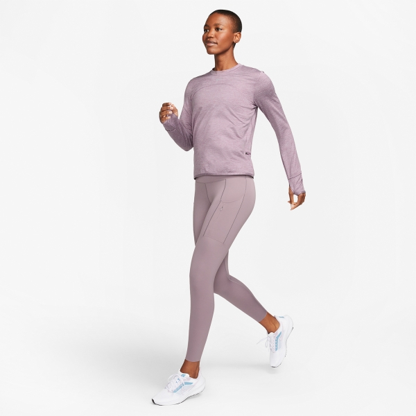 Nike Dri-FIT Swift Element UV Shirt - Violet Dust/Pewter/Heather/Reflective Silver