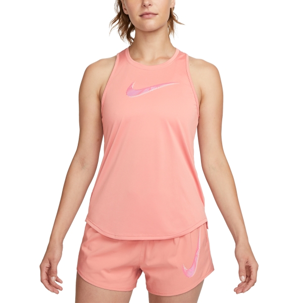 Women's Running Tank Nike DriFIT Swoosh Tank  Red Stardust/Fierce Pink FB4914618