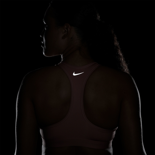 Nike Dri-FIT Swoosh Sports Bra - Red Stardust/Guava Ice/Laser Fuchsia