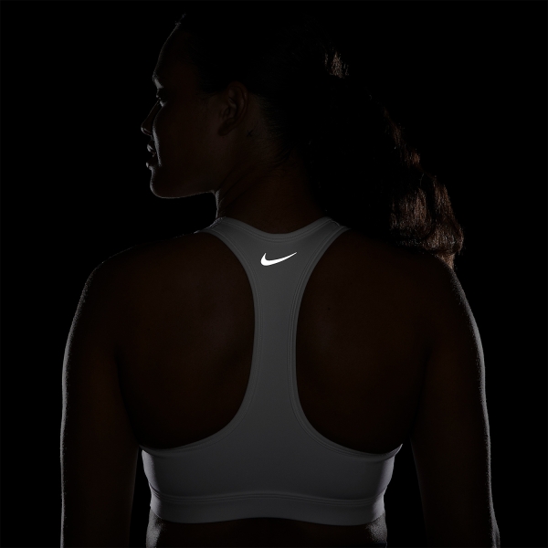 Nike Dri-FIT Swoosh Sports Bra - White/Black