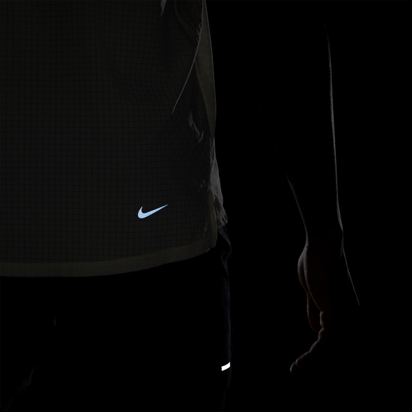 Nike Dri-FIT Trail Solid Canotta - Coconut Milk/Black