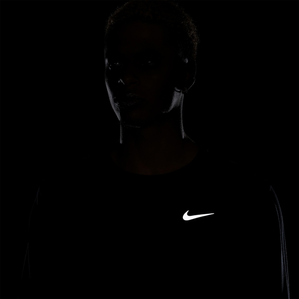 Nike Dri-FIT UV Miler Maglia - Black/Reflective Silver