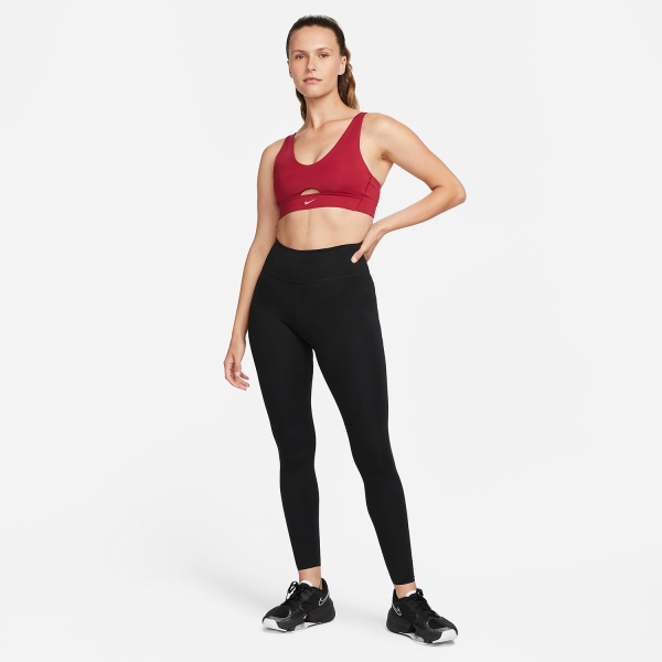 Nike Dri-FIT Indy Women's Training Sports Bra - Noble Red