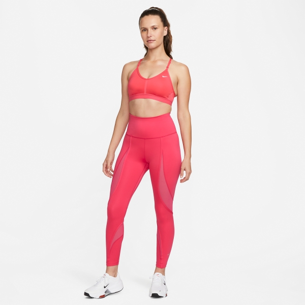 Nike Indy Reggiseno Sportivo - Ember Glow/White