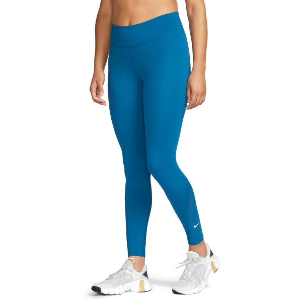 Pants e Tights Fitness e Training Donna Nike One Mid Rise 7/8 Tights  Industrial Blue/White DD0249457