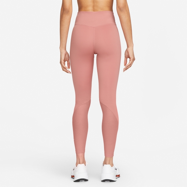 Nike One Mid Rise 7/8 Tights - Red Stardust/White