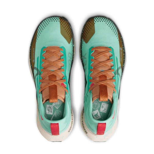 Nike React Pegasus Trail 4 GTX - Emerald Rise/Sequoia/Amber Brown