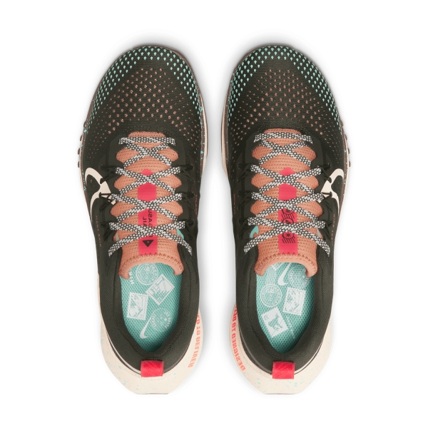 Nike React Pegasus Trail 4 - Sequoia/Guava Ice/Amber Brown