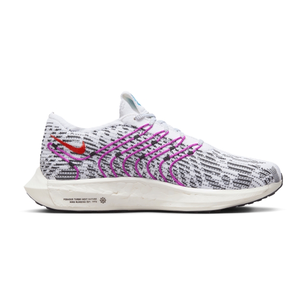 Nike Pegasus Turbo Next Nature SE - White/Lime Blast/Black/Blue Lighting