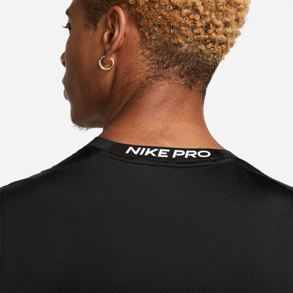 Nike Pro Dri-FIT Logo Canotta - Black/White