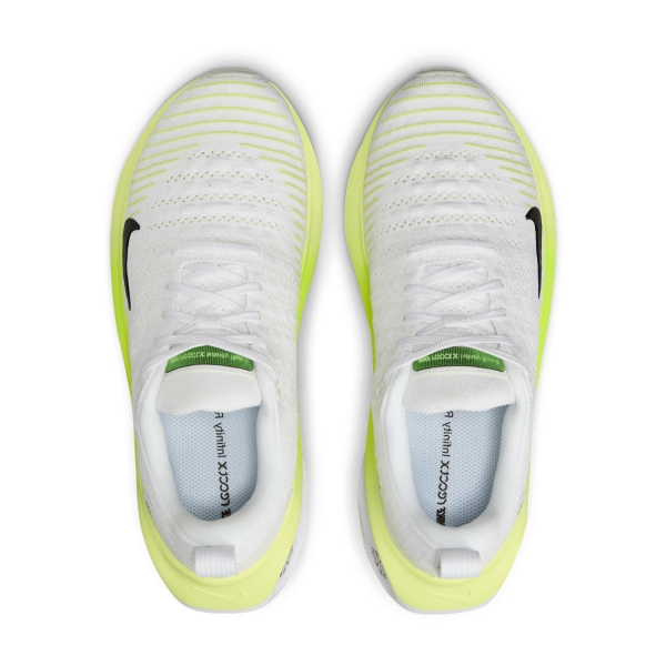 Nike InfinityRN 4 - White/Black/Light Lemon Twist/Volt