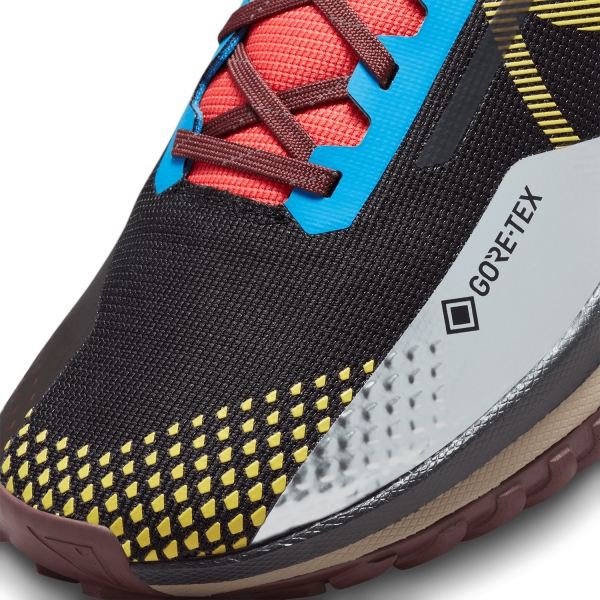 Nike React Pegasus Trail 4 GTX - Black/Vivid Sulfur/Light Photo Blue