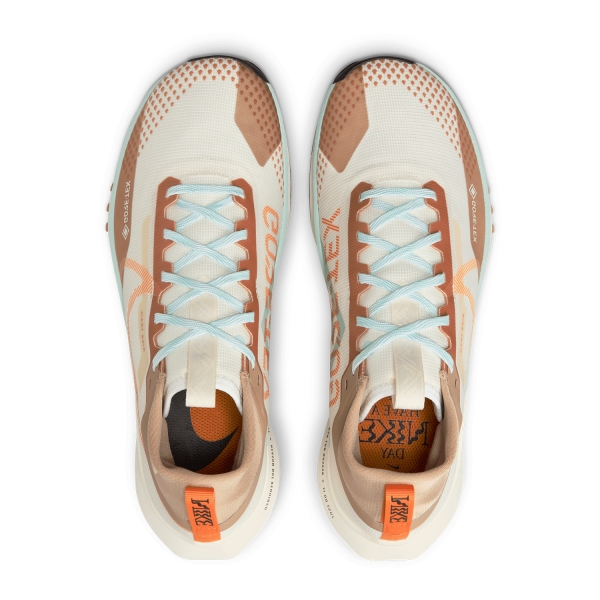 Nike React Pegasus Trail 4 GTX - Pale Ivory/Bright Mandarin/Sail/Jade Ice