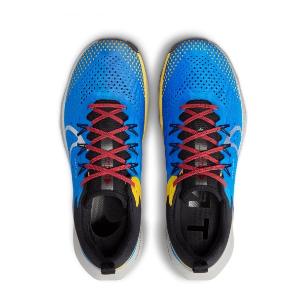 Nike React Pegasus Trail 4 - Light Photo Blue/Metallic Silver/Track Red