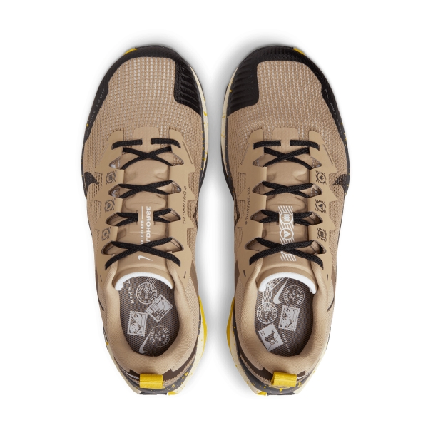 Nike React Wildhorse 8 - Khaki/Black/Vivid Sulfur/Anthracite