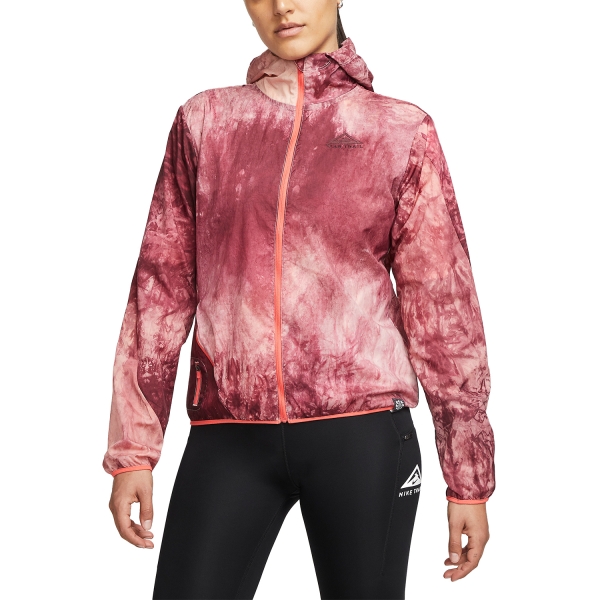 Women's Running Jacket Nike Repel Jacket  Ember Glow/Burgundy Crush DX1041850